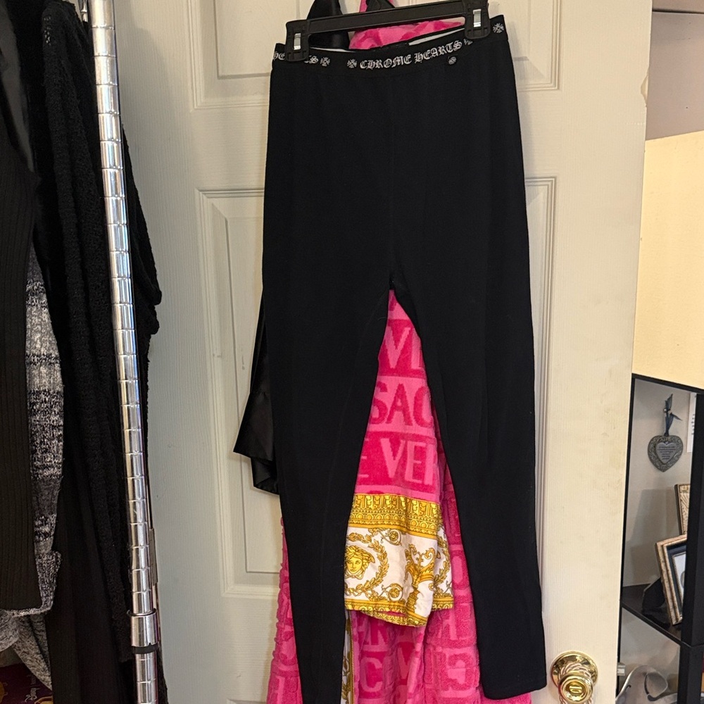 Chrome Hearts Black Leggings